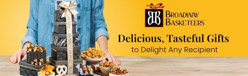 Gift Basket with Assorted Sweets, Cookies and Nuts