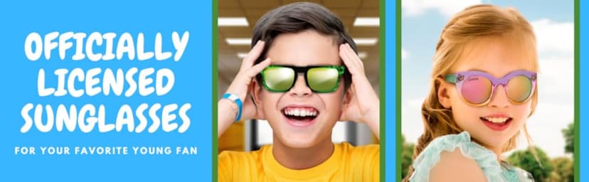 ARKAID Official Minecraft Boys Sunglasses | UV400 | One Size Fits Most Kids