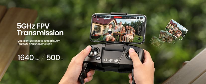 Holy Stone HS175D GPS Drone with 4K Camera for Adults, Under 249g, Foldable RC Quadcopter with Auto Return, 46 Mins Long Flight, Follow Me, Brushless Motor, Circle Fly, Waypoint Fly, Altitude Hold