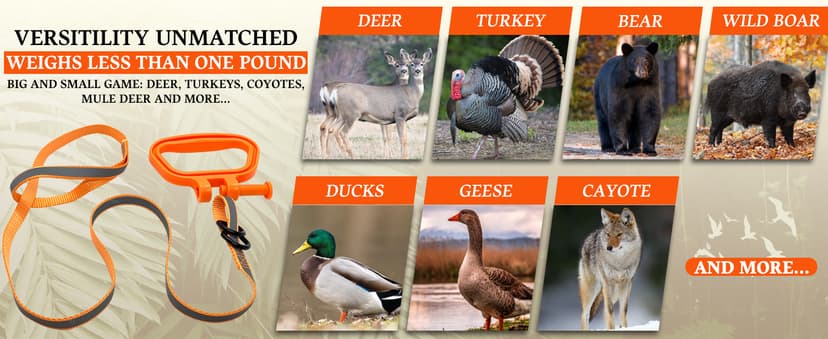 MULTUS Deer Drag Rope & Strap - Heavy Duty Deer Puller for Hunting - Unique Gifts for Hunters, Dad, Men Who Have Everything - Hunting Essentials & Accessories