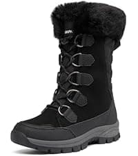 DREAM PAIRS Women's Snow Winter Boots Mid Calf Waterproof Duck Warm Outdoor Winter Boots Shoes