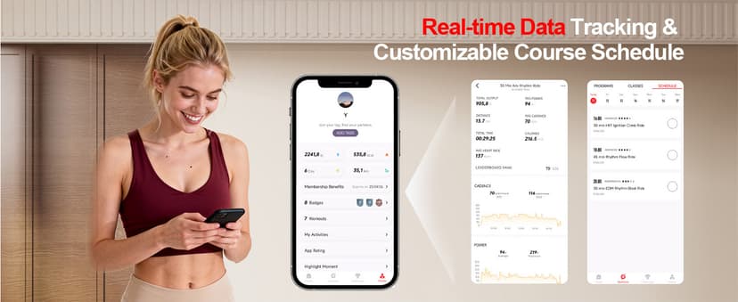 YESOUL Exercise Bike for Home – Stationary Bike with Stable Triangle Frame, Silent Magnetic Resistance, 300 lbs Capacity, Dual-Stage Drive & Alloy Flywheel, Smart APP with Scenic & Live Classes