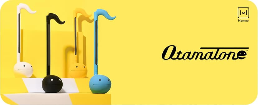 Otamatone Japanese Electronic Musical Instrument Portable Music Synthesizer from Japan by Maywa Denki Studio Award Winning, Educational Fun Gift for Children, Teens & Adults - White