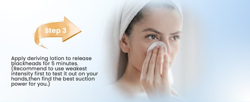 Blackhead Remover Pore Vacuum Kit -Blackhead Extractor Tool with 3 Adjustable Suction Levels, 5 Probes, USB Rechargeable, Suitable for Women and Men(White)