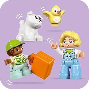 Building Toys for Toddlers, Ages 2+, Train Set, Develops Fine Motor Skills, W/ Larger Bricks & Figures, 57 Pieces, Gift Idea LEGO DUPLO Interactive Adventure Train 10427 B0CV2BX49N