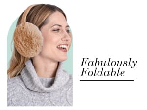 Brook + Bay Ear Muffs Winter Women - Winter Ear Muffs for Women - Adjustable Fluffy Folding Earmuffs - Women's Earmuffs