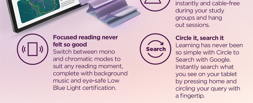 Lenovo Idea Tab Pro with Google Gemini - Student Tablet - 12.7” 3K LCD Display - 8 GB Memory - 128 GB Storage - MediaTek Dimensity 8300 - Includes Pen and Folio Case