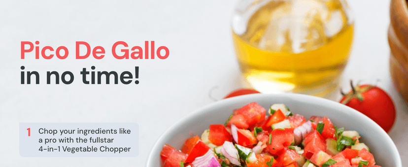 Fullstar The Original Pro Chopper - Vegetable Chopper and Spiralizer, Food Chopper with Container, Fruit Slicer, Kitchen Gadgets & Gifts, Home Essentials (4 in 1, White)