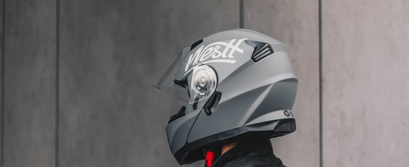 Westt Modular Motorcycle Helmet - DOT Approved - Full Face Flip Up, Internal Sun Visor for Men Women (Street Bike, ATV, Snowmobile)