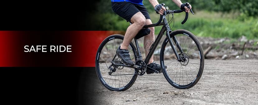 Fincci Pair 700x40c Bike Tire - 700c Gravel Tires with Kevlar & Nylon 1mm Puncture Proof - Durable 60 TPI Foldable Bicycle Tires 42-622 for Hybrid, Electric, Touring, MTB Bikes