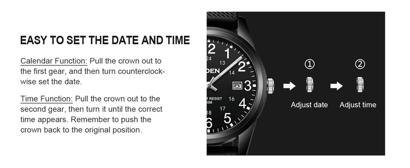 LN LENQIN Mens Watches Analog Quartz Sports Unisex 30M Waterproof Nurse Watch for Men Women Medical Professionals Military Time with Second Hand Glowing Easy to Read Dial