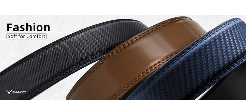 BULLIANT Men's Belt,Reversible Belt Adjustable For Gift Men 1.25”-Cut For Fit-2 Sides in 1 Belt(Not 2)