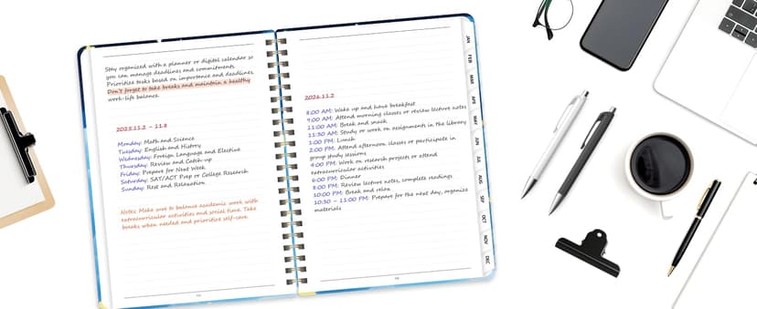 2026 Planner, Weekly and Monthly Calendar Academic Planner, Jan 2026 - Dec 2026, Planning Agenda Book for Desk Accessories and School Supplies - A5 (6.3'' x 8.5'')