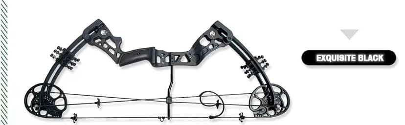 Compound Bow Set 15-45lbs for Pull Beginner and Teens Right Handed Adjustable 18"-29" Draw Length, 320 FPS Speed, Hunting Bow Archery Set New 2024