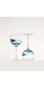 Sagrada Barcelona Stemless Wine Glasses – Hand‑Painted Set of 1 Unique Wine Gift for Wedding, Anniversary, Housewarming & Christmas Ideal for Women & Men