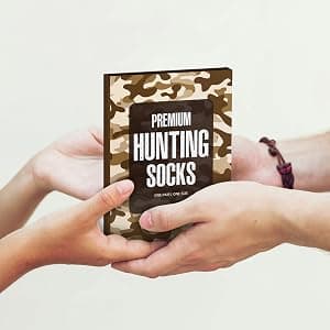 Hunting Accessories for Men, Dad - Funny Deer & Duck Hunting Socks - Stocking Stuffers, Christmas Gift B0GCCP51NT