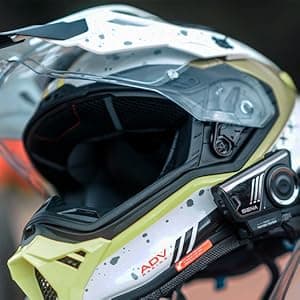 Sena 60S Motorcycle Communication Headset with Wave, Mesh, and Bluetooth Intercom, 2nd Generation Sound by Harman Kardon