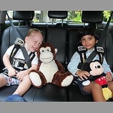 Small Black, Lightweight, Compact, Portable Car Seat - Perfect for Travel and Everyday Child Safety