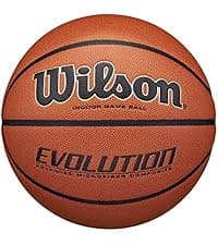 WILSON Evolution Indoor Game Basketballs - Size 5, Size 6 and Size 7