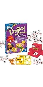 ThinkFun Zingo Bingo Award Winning Preschool Game for Pre-Readers and Early Readers Age 4 and Up - One of the Most Popular Board Games for Boys and Girls and their Parents (97700)