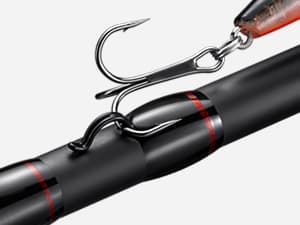 Piscifun Torrent Fishing Rod, IM6 Carbon Baitcaster Rod & Spinning Rod, High Sensitive Lightweight Casting Rod & Spinning Fishing Rod, Zirconium Oxide Rings, 2 Pieces Baitcast Rod & Spin Rod