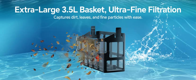 Cordless Robotic Pool Cleaner -Pool Vacuum 180W Brushless Motor, 45,000Pa Suction, Wall Climbing, Sonar Navigation, 3 Modes Automatic Pool Robot for Inground & Above-Ground Pools Up to 2150 Sq. Ft.