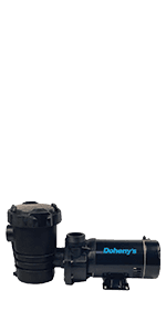 Doheny's 1.5 HP Above Ground Swimming Pool Pump | 115V, 83 GPM (1.2 THP) | Stainless Steel Shaft, Reinforced Thermoplastic, Low-Noise, High-Efficiency | 1.5" Internal & 2.5" External Threading