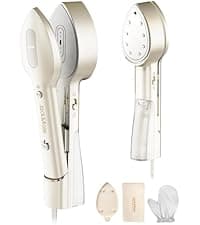 Jack & Rose Travel Steamer for Clothes,100-220V Portable Iron,15s Heat Up,Steamer & Iron 2 In 1, Travel Size,Large Ceramic Heat Panel,for Global and Europe