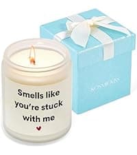 Thank You Gifts for Women, Men, Hostess, Couple, Appreciation Gifts for Teacher Coworker Employee Boss - a Little Candle to Say A Big Thank You, Lavender Scented Candle with Gift Box
