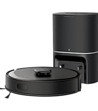 Tapo Ultra-Slim LiDAR Smart Navigation Robot Vacuum and Mop with Self-Emptying Dock, 5300Pa Max, 97%+ Dust Pickup Rate, Self-Charging, Compatible with Alexa & Google Home, RV20 Max Plus