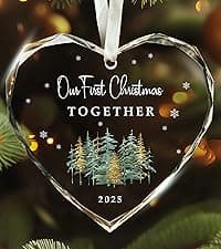 Grandparents Gifts - First Time Grandparents Gifts for Grandma Grandpa - Baby Pregnancy Announcement Ornament for New Expecting Grandma, Grandpa to Be - Glass Christmas Ornament 2026