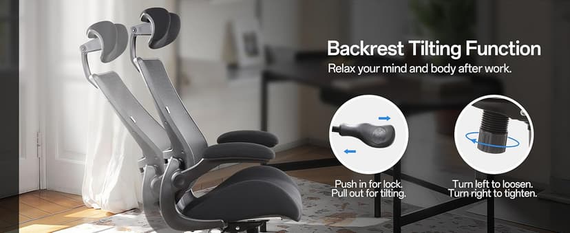 BOLISS Drafting Tall Office Chair 400lbs High Back Wide Standing Desk Chair Comfortable with Flip up Armrests Lumbar Support Adjustable Big Footrest Ring(Black)