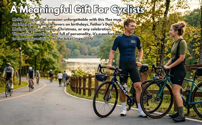 Gift for Cyclist, Cyclopath Definitions Funny Cycling Mug 11oz, Fathers Mothers Day Birthday Christmas Cool Gifts for Cyclists Biker Pedaller Bicycle Lover Triathlete, Bicycle Coffee Cup B0GSG7JZ78