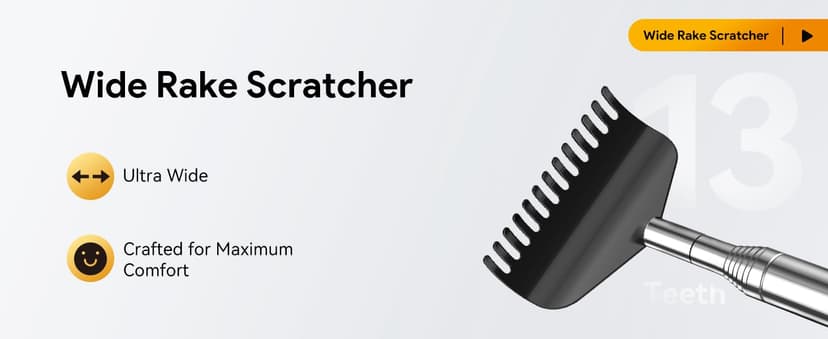 TUKUOS Telescoping Back Scratcher with 4Pcs Detachable Scratching Heads, Fathers Day Dad Gifts for Men Back Scratcher for Men/Dad/Women