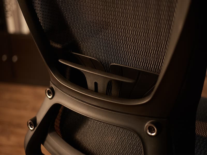 ELABEST Ergonomic Mesh Office Chair,Comfy Computer Desk Chair - BIFMA 5.1 Certified Commercial Swivel Task Chair for Home Office - Adjustable Lumbar Support & Armrests,Tilt Function,Wide Seat (Black)