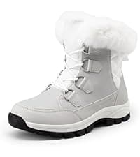 DREAM PAIRS Women's Winter Snow Boots, Faux Fur Waterproof Ankle Booties, Zaylee Ladies Comfortable Short Boots Outdoor