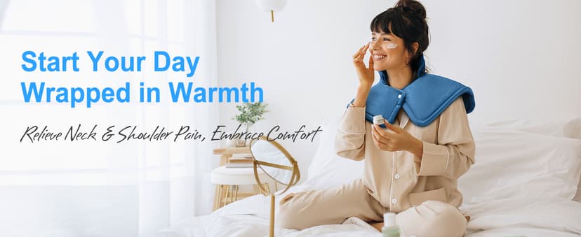Electric Heat Pad 23"x17" 6 Heat Levels 4 Auto-Off Timers for Home Office Relaxation, Birthday Gifts for Women Men Mom Dad NIUONSIX Heating Pad for Neck Shoulders and Back, 2lb Weighted Heat Wrap B0GS2CMMJF