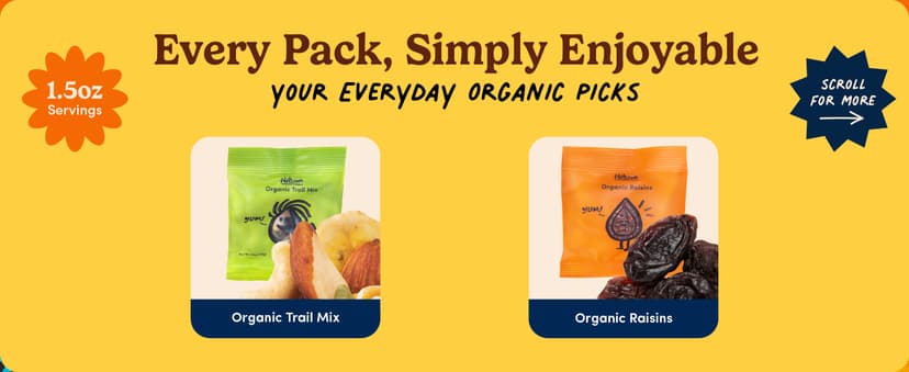 Nuts.com – Organic Dried Fruit and Nuts Variety Box – Gourmet Assortment for Fall, Thanksgiving and Festive Gifts – Includes Organic Cashews, Almonds, Walnuts, Raisins, and Trail Mix