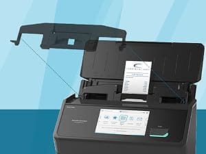 ScanSnap iX2500 Photo Edition Wireless or USB High-Speed Cloud Enabled Photo, Document & Receipt Scanner with Large 5" Touchscreen for Mac or PC, Black