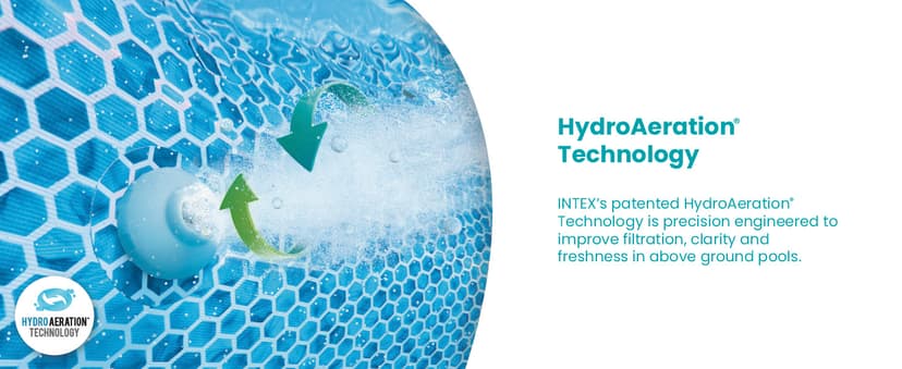 INTEX C530 Cartridge Filter Pump for Above Ground Pools: 530 GPH Pump Flow Rate - Auto Timer - HydroAeration Technology - Includes Type A Filter Cartridge - Turnover Rate/System Flow 475 GPH