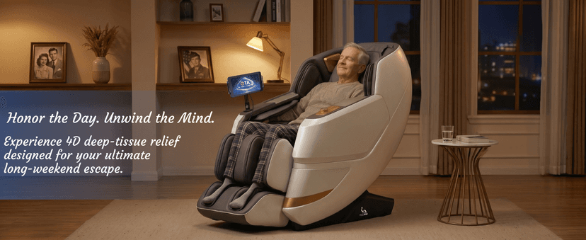 MassaMAX 2026 4D Massage Chair, Full Body Recliner with OTA Cloud Tech, Deep Yoga Stretch, 27 Auto Modes, 55" SL Track, APP & AI Voice Control, Auto Footrest, Zero Gravity, and Heating for Relaxation
