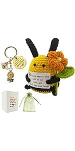 Coworker Leaving Gifts for Women Men, Going Away Gifts, Gift for Farewell Retirement Goodbye, Appreciation Gift for Leaving Coworker Friend Neighbor Teammate, Positive Bee with Card (Upgraded Version)