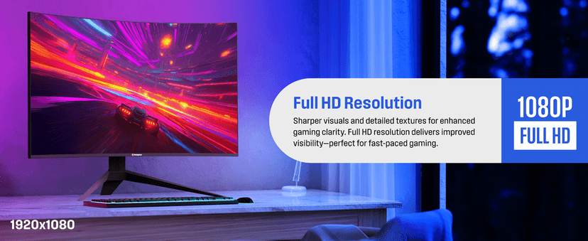 Westinghouse 32 Inch Curved Gaming Monitor, 165Hz, 1ms, FHD 1080P, 3000:1 Contrast Ratio, 118% SRGB, 1500R, AMD FreeSync, Eyecare, for PC Games with Built-in Speakers, DisplayPort, HDMIx2