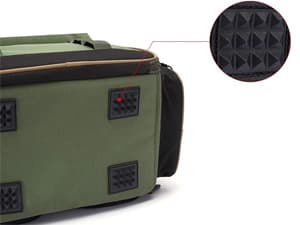 BASSDASH Fishing Tackle Backpack Water Resistant Tactical Bag Soft Tackle Box with Rod Holder and Protective Rain Cover