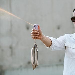 SABRE Runner Pepper Gel, Maximum Police Strength OC Spray, Reflective Strap for Easy Carry & Access, 0.67 fl oz, 4x Longer Spray Time - Up to 13 Seconds Optional Clip-On Alarm & LED Armband Combos