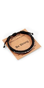 Inspirational Gifts for Men Morse Code Bracelets Mens Bracelets Graduation Gifts for Him Fathers Day Adjustable Leather Bracelet Motivational Birthday Annivesary Jewelry Stocking Stuffers for Men