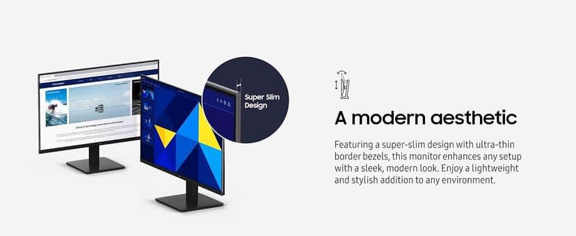 Samsung 27" (S30GD) Essential Monitor with IPS Panel and Tilt Only Stand, 100Hz Refresh Rate, Ergonomic Design, Advanced Eye Care, Game Mode, LS27D304GANXZA