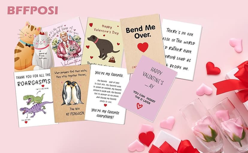 Naughty Husband Valentines Day Card, Bend Me Over Calentines Day Card for Him Boyfriend Husband Fiance, Raunchy Husband Valentines Card from Wife, Funny Valentines Gifts for Men