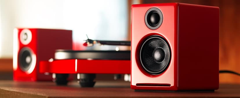 Audioengine A2+ Desktop 24 Bit Limited Edition Wireless Bluetooth Desktop Speakers - 60W Computer Speakers for Music and Gaming Accessories