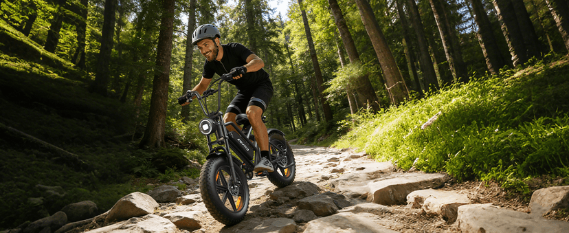 Electric Mountain Bike for Adults, 1500W Peak Motor Ebike, 28 MPH and 60 Miles PAS Range, 20 Inch Fat Tire Dirt E Bike for All-Terrain, 7 Speed, Electric Bicycles with 48V 15Ah Removable Battery